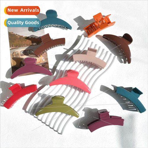 mple Korean hair clips back head square half-round high valu
