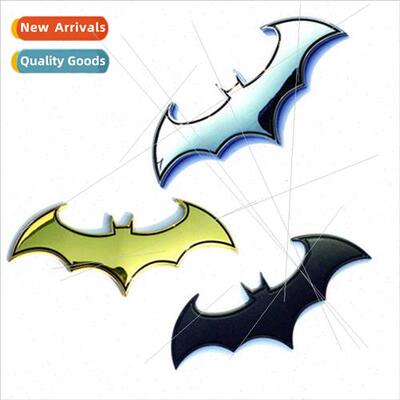Metal Bat Car Stickers Metal 3D Batman Metal Tuning Tail Mar