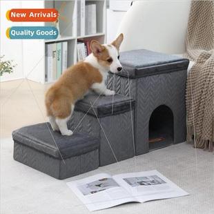 Bed Steps Foldable Pet Climbing Dog Large Ladder Stairs