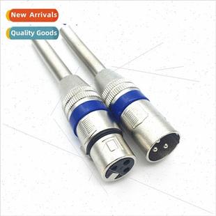 male metal core three female leader card spring ring Blue