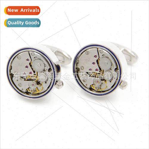 Movement Watch Cufflinks Cufflinks Men French Shirt Shirt Cu