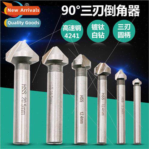 90 Degree Triple Edge Tanium Plated Whe Drill Fully Ground C