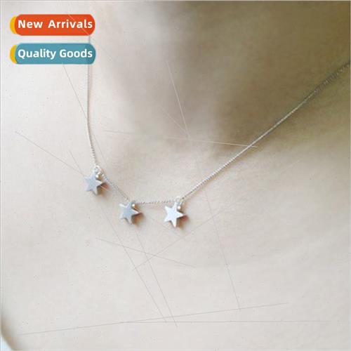 Europe fashion cold wind small delicate pentagram necklace f