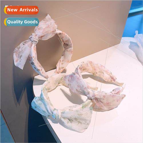 Ultra gentle sweet fine yarn rabb ears bow playful cute head