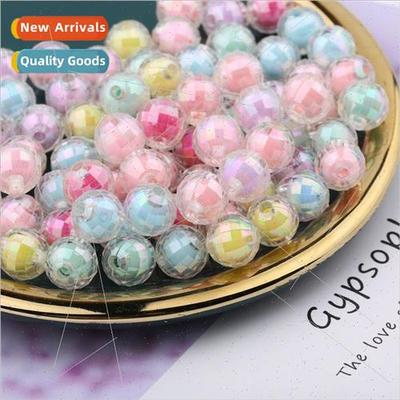 10mm illusion AB color earth beads acrylic knting k accessor