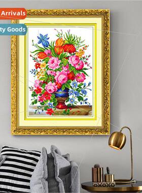 Full diamond diamond painting new modern  flower series vase