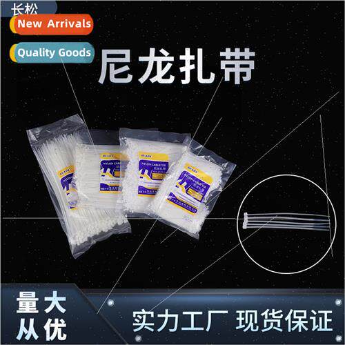 Nylon Cable Ties -Locking Hangtag Ties Plastic Ties 3x1004x2
