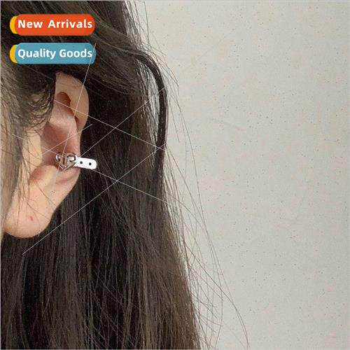 Belt buckle love heart ear clip female ins niche whout ear h