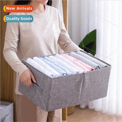Storage Box Clothes Pants Storage Box Wardrobe Jeans Thick S