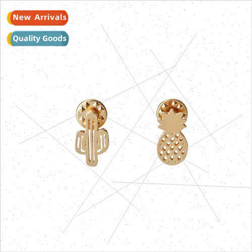 fashion cartoon mini hundred wh cactus pineapple brooch lape
