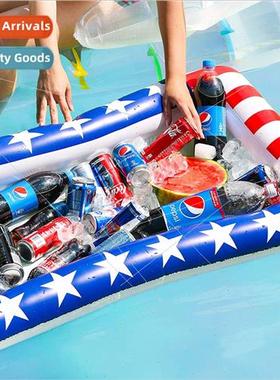 Summer Inflatable Pool Buffet Salad Ice Bar Pool Water Float