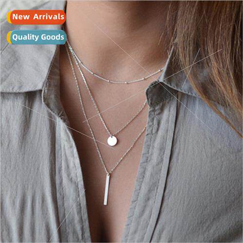 Europe Creative Metal Necklace Long Sweater Chain Women Mult