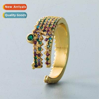 Europe personalized copper plated real gold micro-set zircon