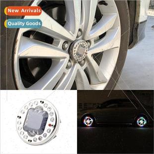 Colorful Solar ghts High Wheel L04B Fire Car Power Flash