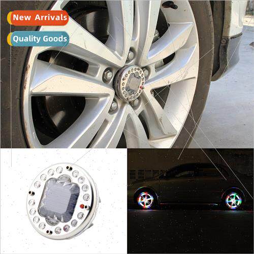 Car Flash L04B Solar K Wheel ghts High Power Colorful Fire W