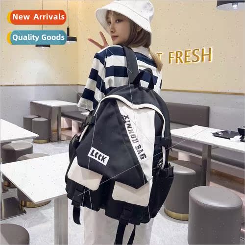 Junior high ins schoolbag high color value large capacy colo