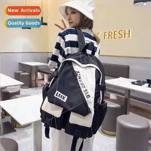 schoolbag color value Junior capacy ins large colo high