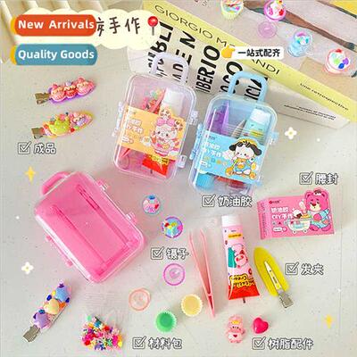 New children diy handbook goo card luggage cartoon stickers