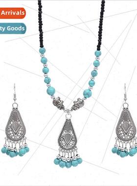 New ehead jewelry female ethnic ancient dual-purpose necklac