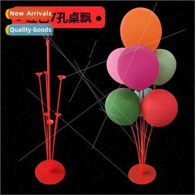 7 ball table floating bracket red wedding balloon column bal