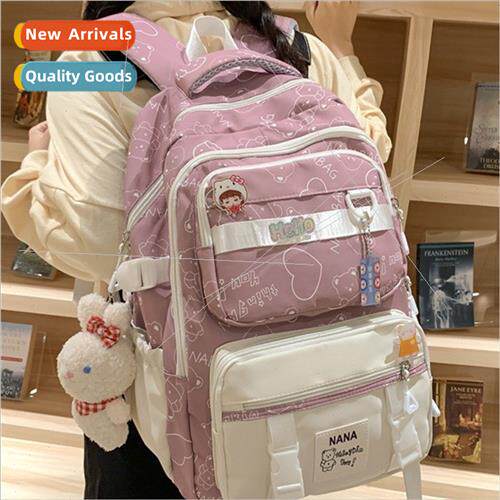Schoolbag female Korea ins junior shoulder bag cute collisio