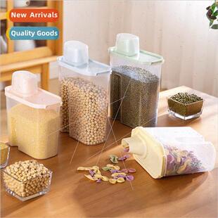 Household transparent grains cereals storage jars food dry