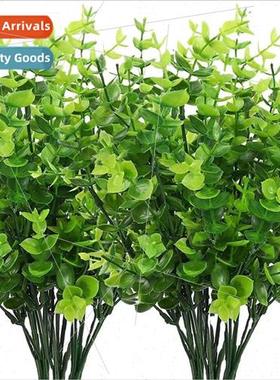 mulation Eucalyptus leaves handle bunch greenery fake flower