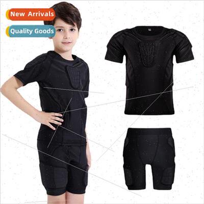 Rash Guard Kids Basketball Soccer Training Jersey Set Goalie