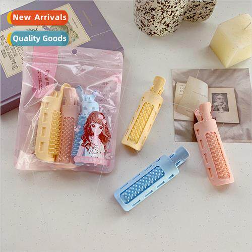 Fluffy clip head hair root fluffer Korean bangs heightening