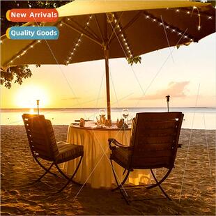 Solar led light string parasol light new outdoor umbrella li
