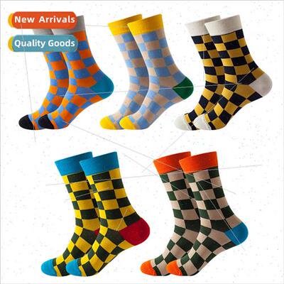 2023 fall winter new socks women  American ins square adult