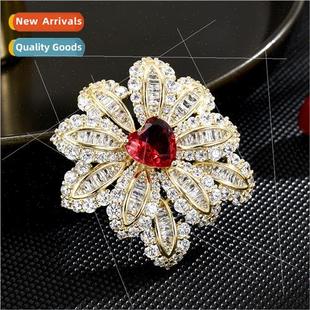 full zirconium Korea deli hundred exquise flower INS love