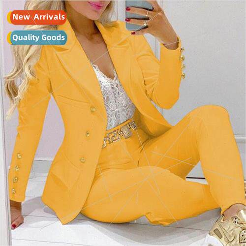2023 New Casual Fashion Small Suit Suits 适用Women