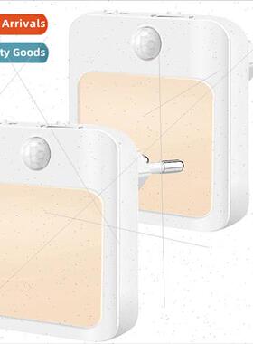 Plug-in dimming night light motion sensor body sensor light