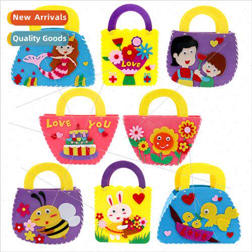 Teacher Day gift handmade bag woven cartoon kindergarten chi