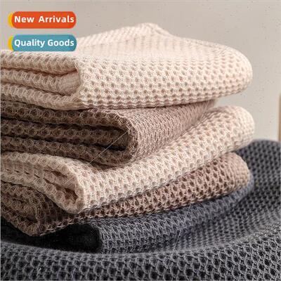 Cotton Square Towel Rag HTowel Tea Towel Honeycomb Absorbent
