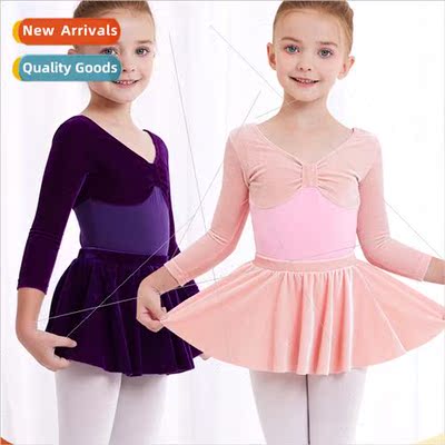 Childrens wear Autumn Long-sleeved Practice Clothes Girls Ba