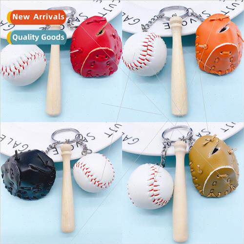 Creative Baseball Set Keychain Pendant Girls Backpack Decora