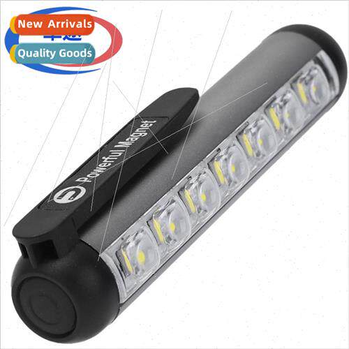 New Penlight LED Flashlight Magnet Multi-ght Source Type-C R