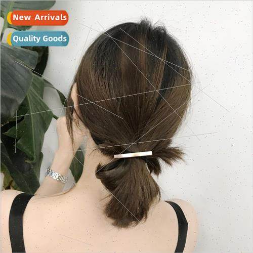 Headband simple ins tie hair leather band Korean fashion tem