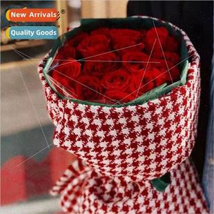 Fabric Bouquet Wrapping Thousand High Grid Paper Price Bird