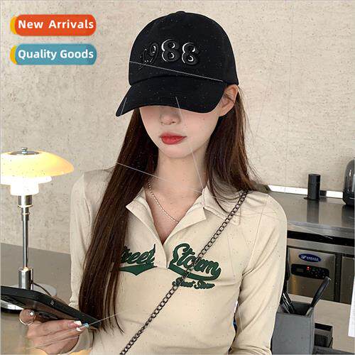 1988 letters embroidered baseball cap show face small Korean