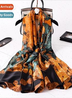 2021 spring summer new retro printing fashion Yangqi silk sc