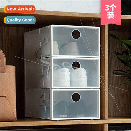 Home Dormory Shoe Cabinet mple Transparent Thickened Plastic