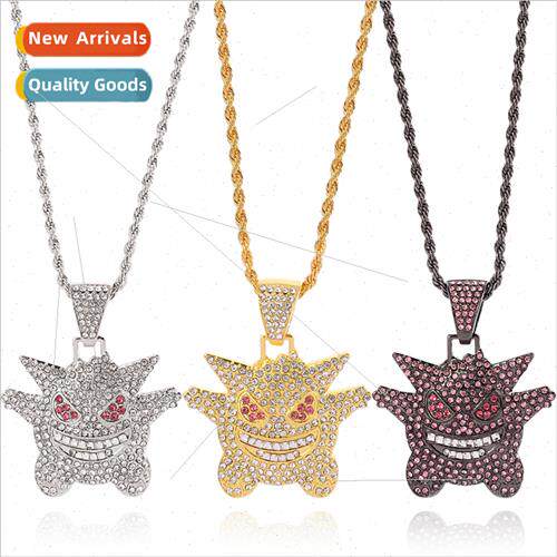 Childhood Memories on Head Pokemon Necklace Full Diamond HIP