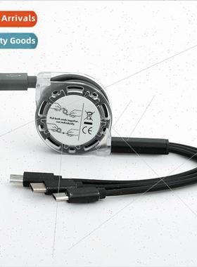 One tow three retractable data cable triplex machine chargin