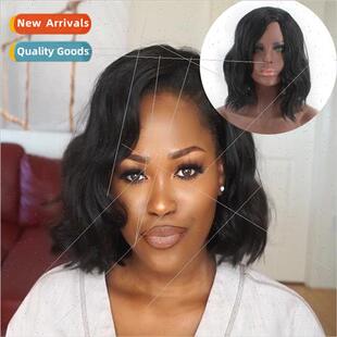 Europe Wig Women Short Curly Hair Puffy Medium HairAfrican W