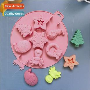 Cake Christmas Pudding Cream Ice Mold licone Circular