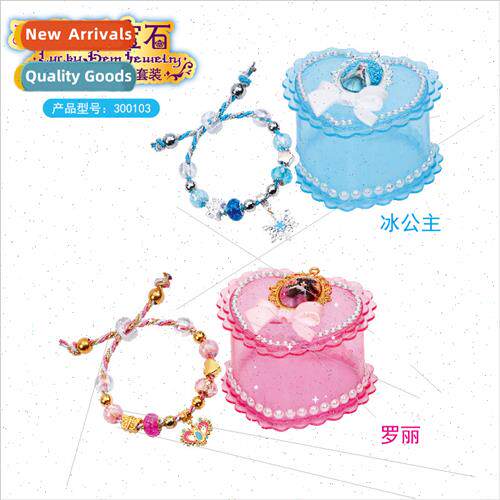 children DIY handmade paste amount love can jewelry set mate