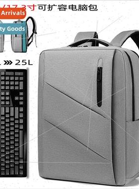 Expandable backpack 15.6 inch 17.3 inch large capacy shoulde